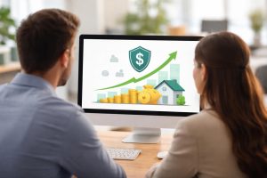 homme-femme-ecran-graphique-financier